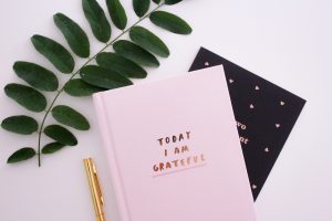 Gratitude journal to symbolise coping with uncertainty