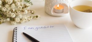 Gratitude notebook