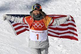 A photo of Chloe Kim at the Olympics to signify comparison as connection