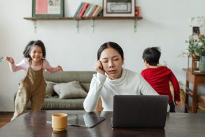 Image of woman coping with snowballing stress