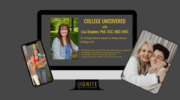 College uncovered with Lisa Stephen PhD ACC NBC-HWC image