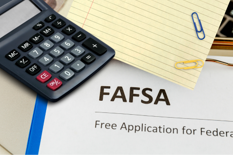 Calculator and FAFSA financial aid application