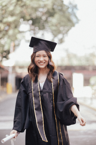 Image of girl graduating to symbolise confessions of a first-generation college student